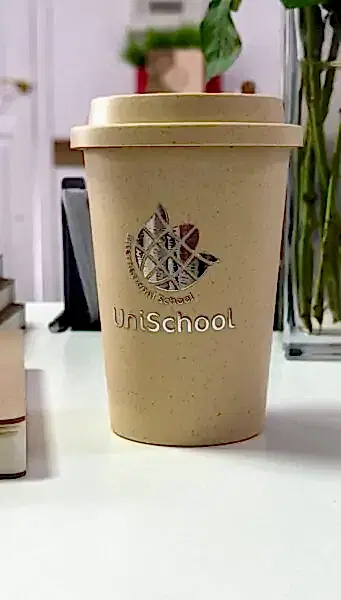 мерч для uniscool стакан, ежедневник, шоппер